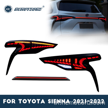 HCMOTIONZ 2021-2022 Toyota Sienna Tail Lights Assemati